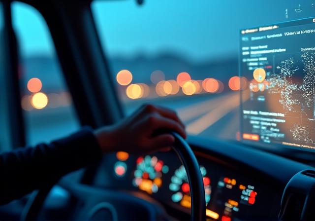 RoadRoyalty driver using advanced satellite tracking and TMS interface