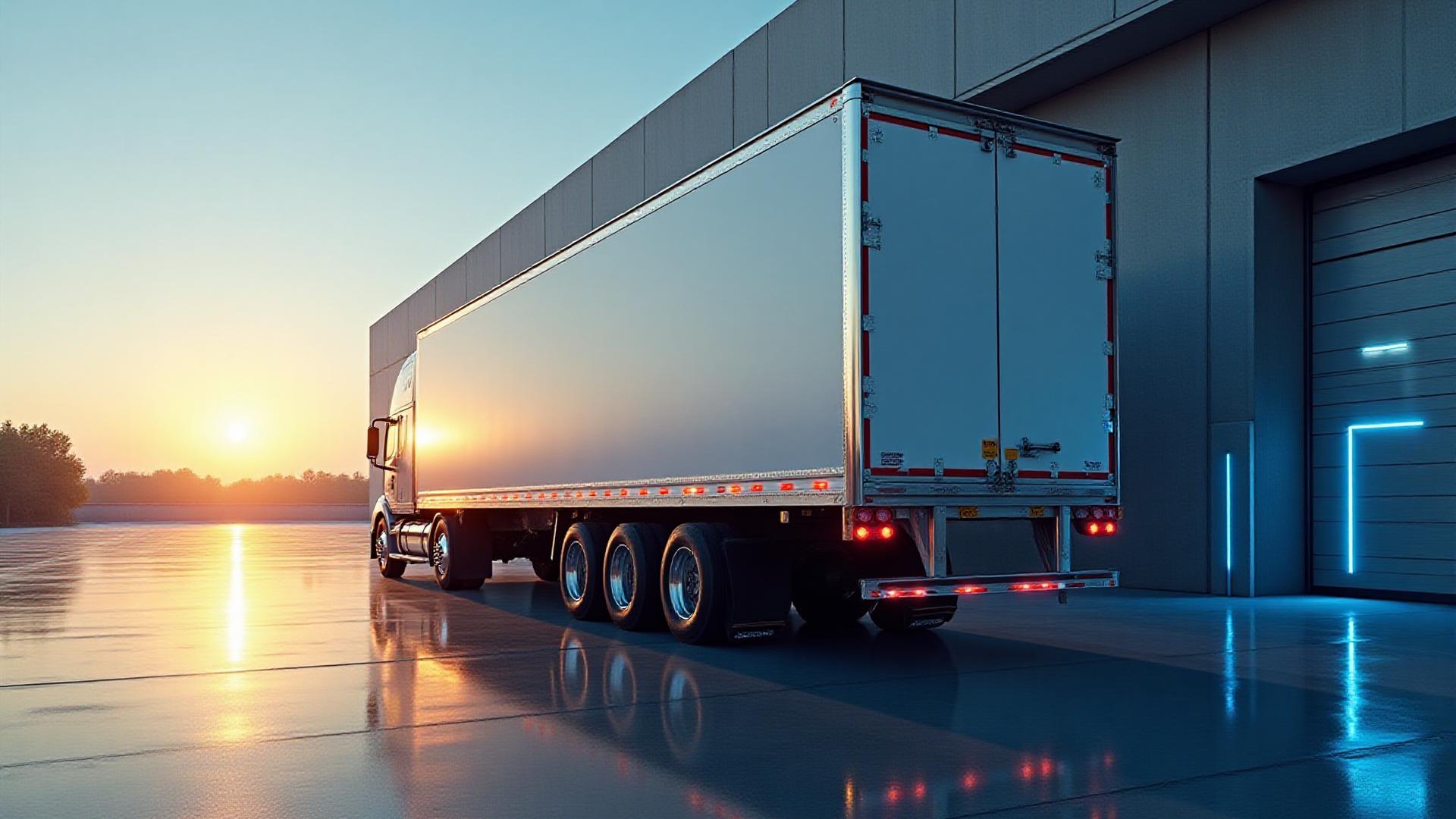 RoadRoyalty 53-foot dry van being loaded at a high-tech distribution center in Mississippi